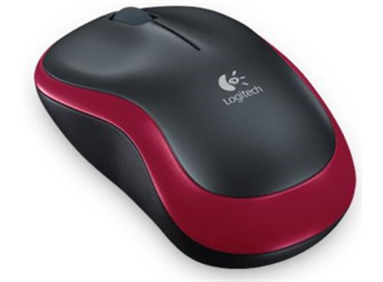 product image for Logitech M185 USB Wireless Compact Mouse - Red