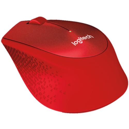 image of Logitech M331 Silent Plus USB Wireless Red