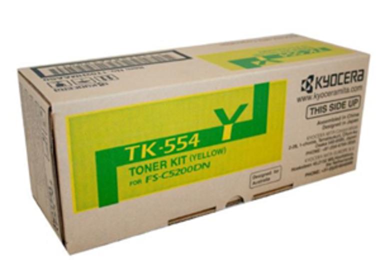 product image for Kyocera TK-554Y Yellow Toner