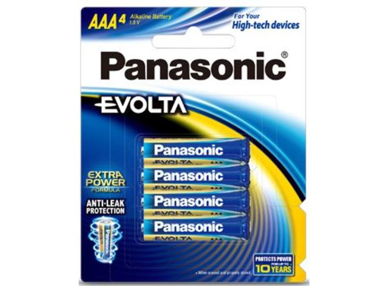 product image for Panasonic Evolta AAA Alkaline Battery 4 Pack