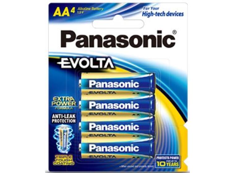 product image for Panasonic Evolta AA Alkaline Battery 4 Pack