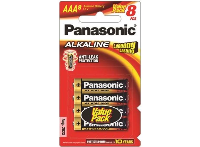 product image for Panasonic AAA Alkaline Battery 8 Pack
