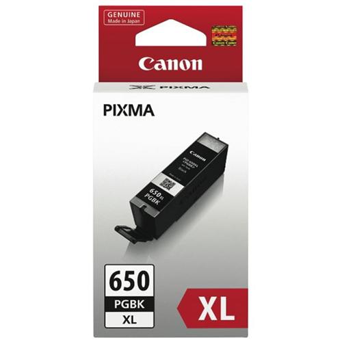 image of Canon PGI650XLPGBK Black High Yield Ink Cartridge
