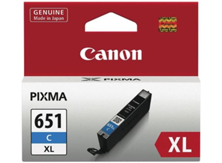 product image for Canon CLI651XLC  Cyan High Yield Ink Cartridge