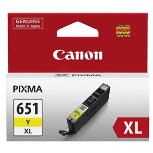 image of Canon CLI651XLY Yellow High Yield Ink Cartridge