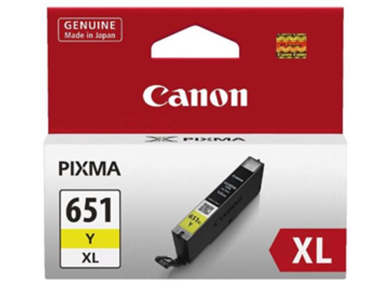 product image for Canon CLI651XLY Yellow High Yield Ink Cartridge