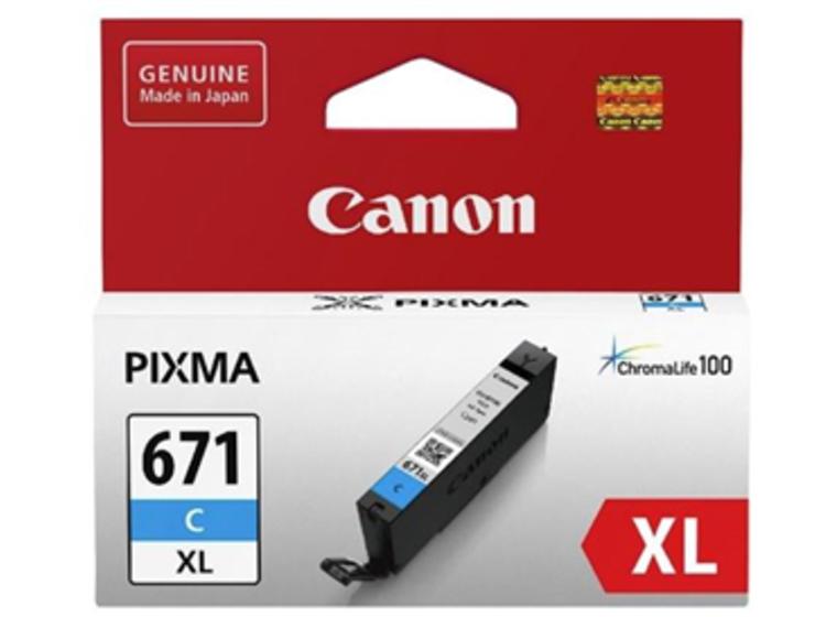 product image for Canon CLI671XLC Cyan High Yield Ink Cartridge
