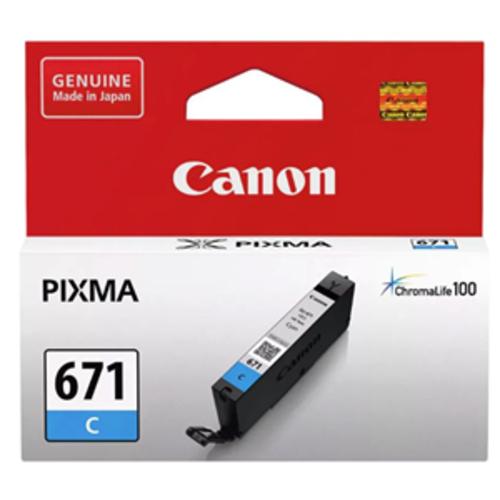 image of Canon CLI671C Cyan Ink Cartridge