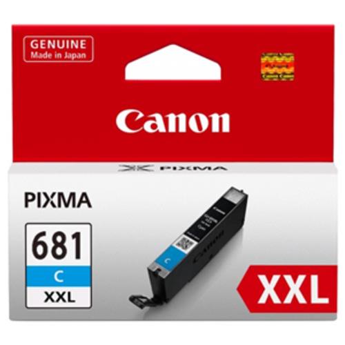 image of Canon CLI681XXLC Extra High Yield Cyan Ink Cartridge