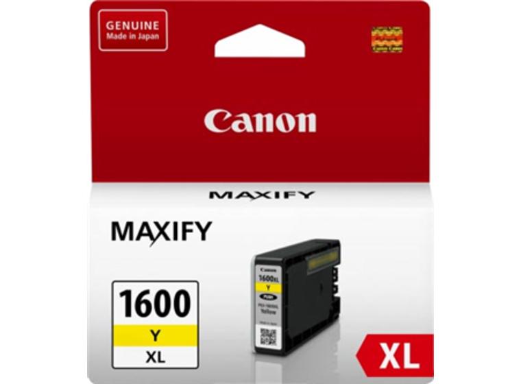product image for Canon PGI1600XLY Yellow High Yield Ink Cartridge