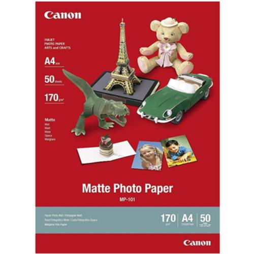 image of Canon MP-101 A4 Matte 170gsm Photo Paper - 50 Sheets
