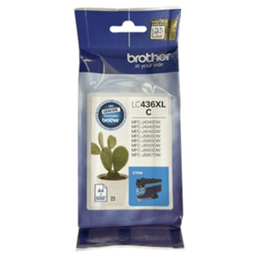 image of Brother LC436XLC Cyan Ink Cartridge
