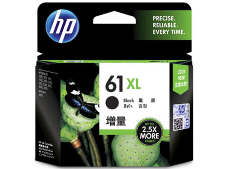 product image for HP 61XL High Yield Black Ink Cartridge