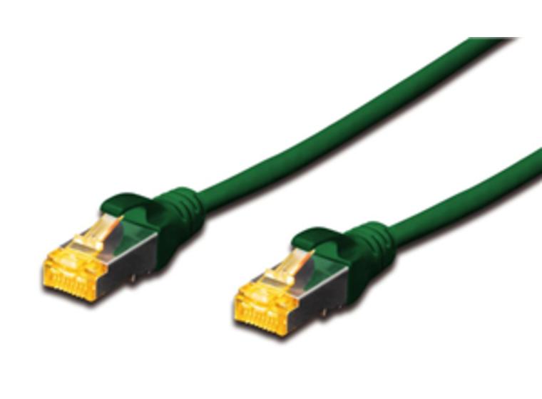 product image for Digitus S-FTP CAT6A Patch Lead - 0.25M Green