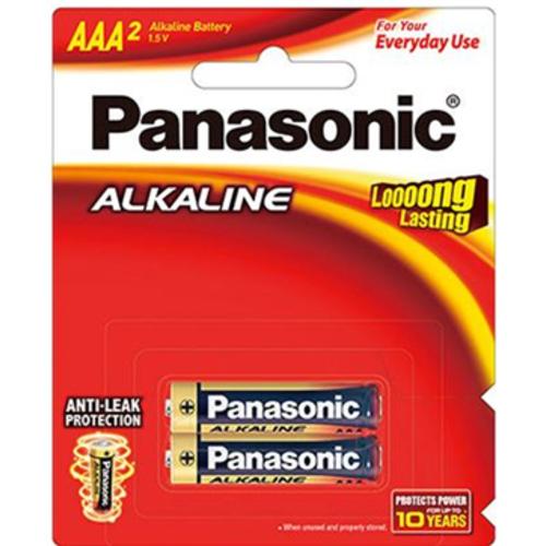 image of Panasonic AAA Alkaline Battery 2 Pack