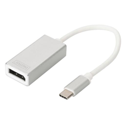 image of Digitus USB Type-C (M) to DisplayPort (F) Adapter Cable .2m