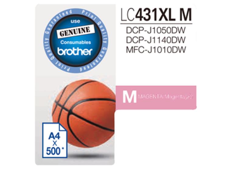 product image for Brother LC431XLM Magenta High Yield Ink Cartridge