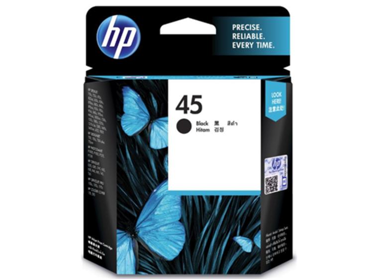product image for HP 45 Black Ink Cartridge