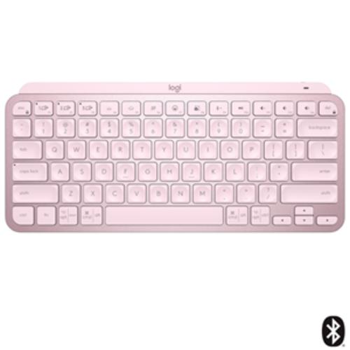 image of Logitech MX Keys Mini Wireless Illuminated Keyboard - Rose