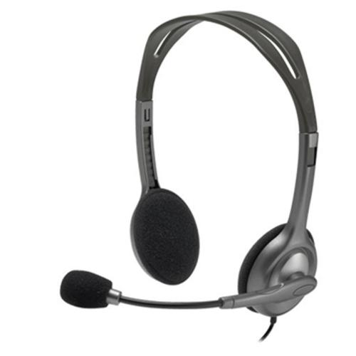 image of Logitech H110 Stereo Headset with Noise-Cancelling Microphone