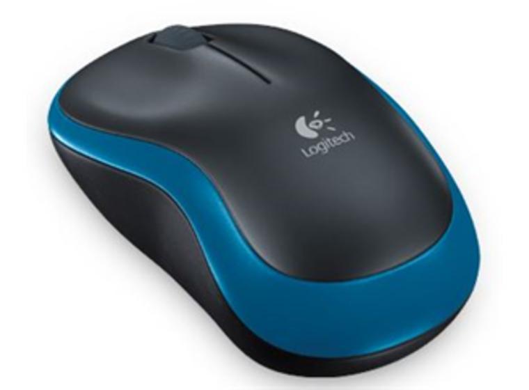 product image for Logitech M185 USB Wireless Compact Mouse - Blue