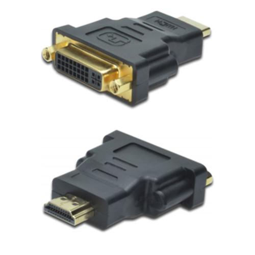 image of Digitus HDMI Type A (M) to DVI-I (F) Adapter