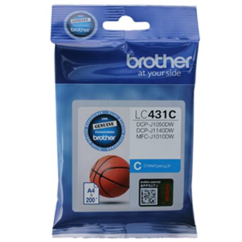 image of Brother LC431C Cyan Ink Cartridge