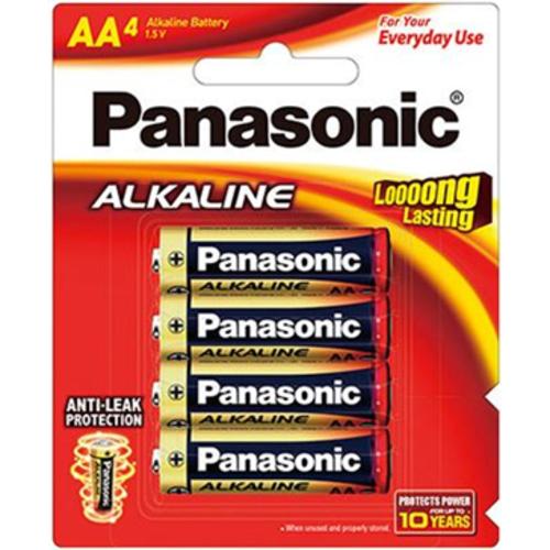 image of Panasonic AA Alkaline Battery 4 Pack