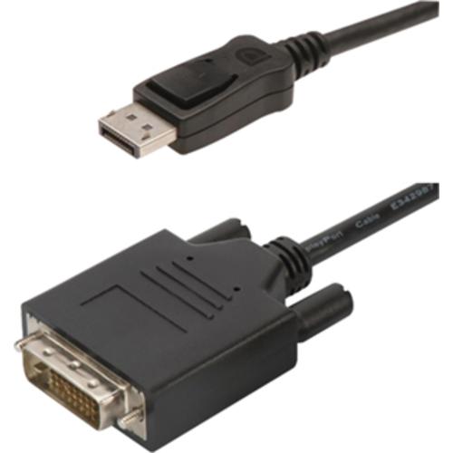 image of Digitus DisplayPort (M) to DVI-D (M) 2m Monitor Cable