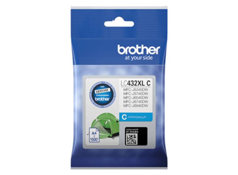 product image for Brother LC432XLC Cyan High Yield Ink Cartridge