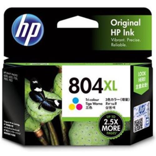 image of HP 804XL Tri-Colour High Yield Ink Cartridge