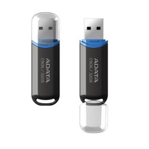 image of ADATA C906 Classic USB 2.0 32GB Blue/Black Flash Drive