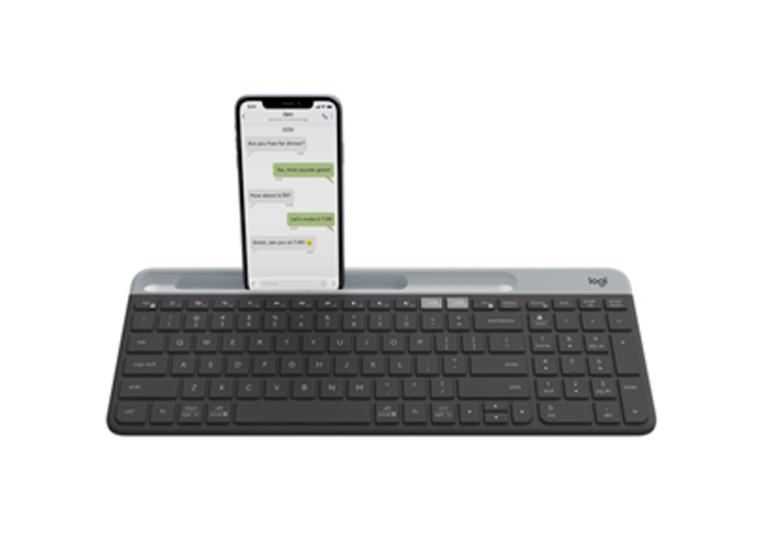 product image for Logitech K580 Multi-Device Wireless Keyboard - Grey