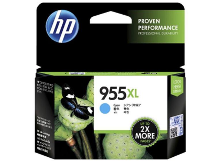 product image for HP 955XL Cyan High Yield Ink Cartridge