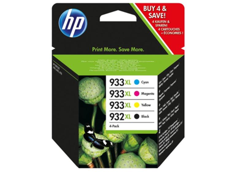 product image for HP 932XL Black + 933XL Colour High Yield Ink Cartridge Combo Pack