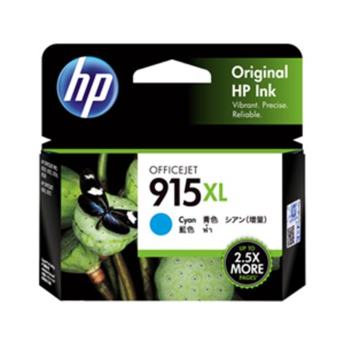 image of HP 915XL Cyan Ink Cartridge