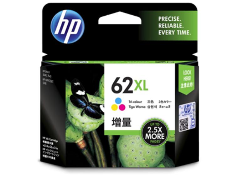 product image for HP 62XL Tri-Colour High Yield Ink Cartridge
