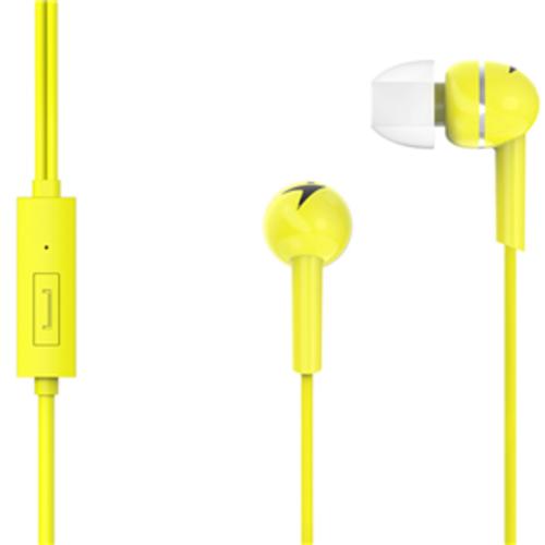 image of Genius HS-M300 Yellow In-Earphones with Inline Mic