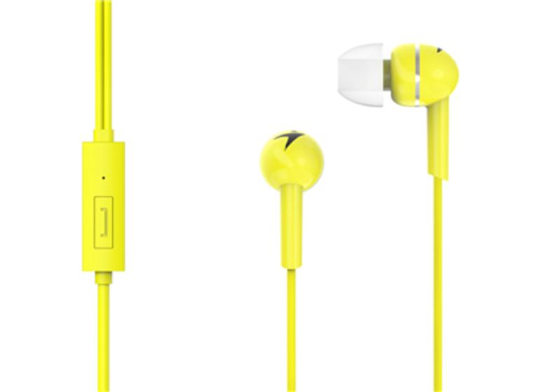 product image for Genius HS-M300 Yellow In-Earphones with Inline Mic