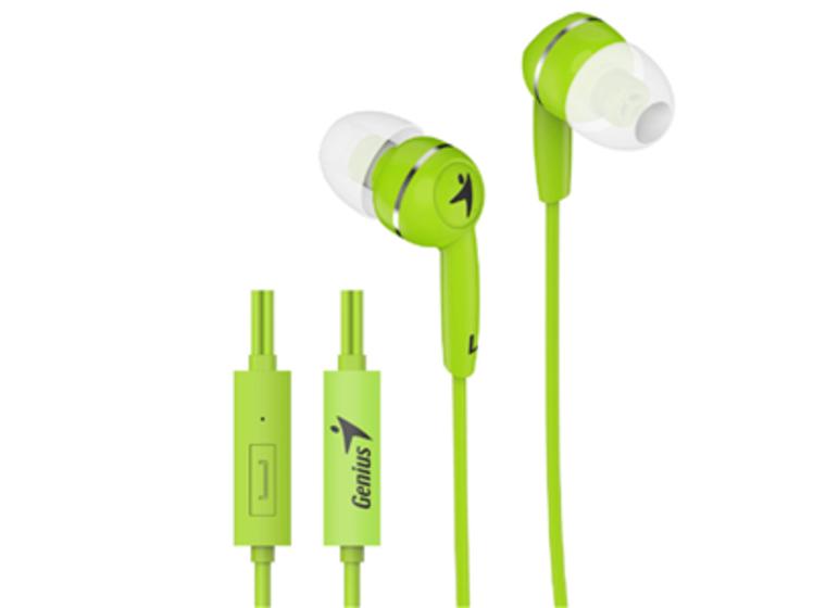 product image for Genius HS-M320 Green In-Ear Headphones with Inline Mic
