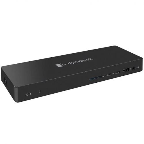 image of Dynabook PS0120AA1PRP Quad Video Thunderbolt 4 Laptop Docking Station with 90W Power Delivery