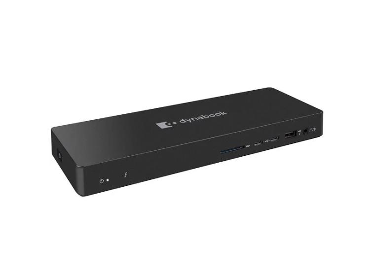 product image for Dynabook PS0120AA1PRP Quad Video Thunderbolt 4 Laptop Docking Station with 90W Power Delivery