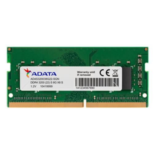 image of ADATA 8GB DDR4-3200 1024x8 SODIMM Lifetime wty