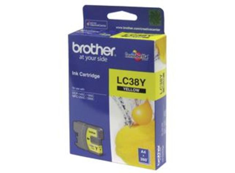 product image for Brother LC38Y Yellow Ink Cartridge