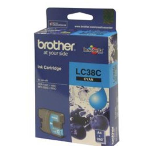 image of Brother LC38C Cyan Ink Cartridge