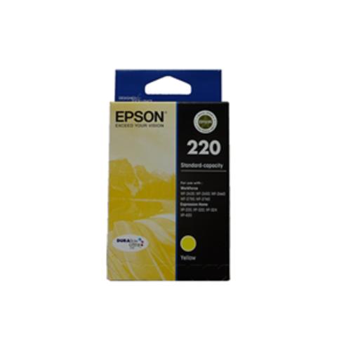 image of Epson 220 Yellow Ink Cartridge