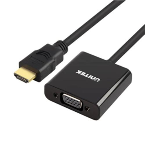 image of Unitek HDMI Type A (M) to VGA (F) Adapter Cable