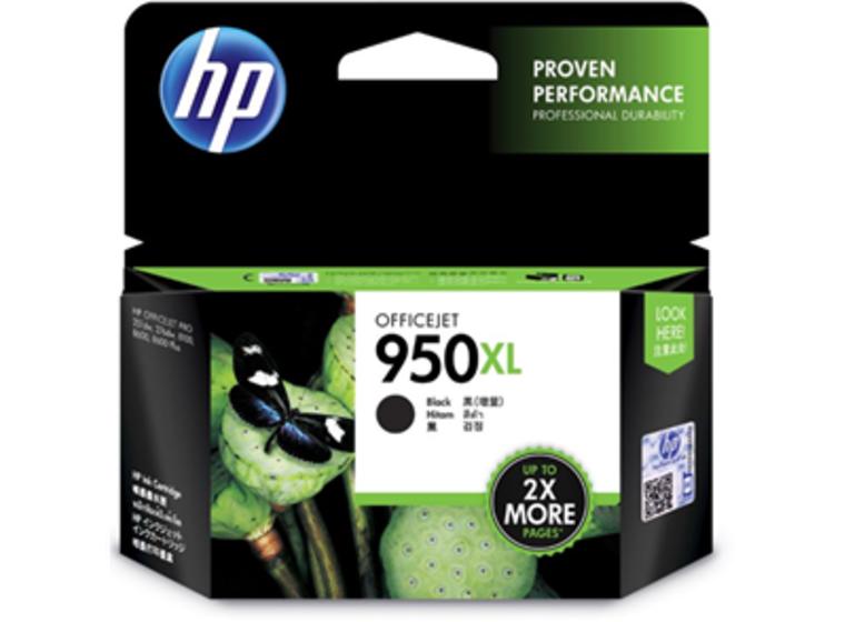product image for HP 950XL Black High Yield Ink Cartridge