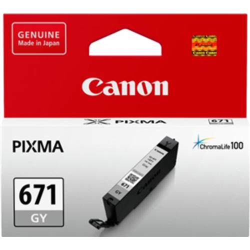image of Canon CLI671GY Grey Ink Cartridge