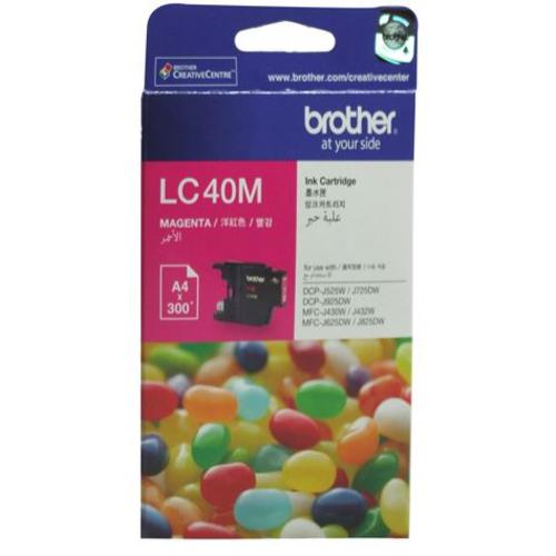 image of Brother LC40M Magenta Ink Cartridge